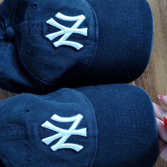 Boys New York Yankee hats vintage look - Picture 2 of 8